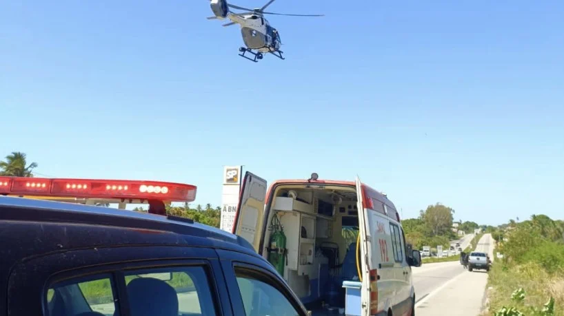  Sargento do BPRE é atropelado por Hilux ao atender ocorrência de trânsito na CE-040.