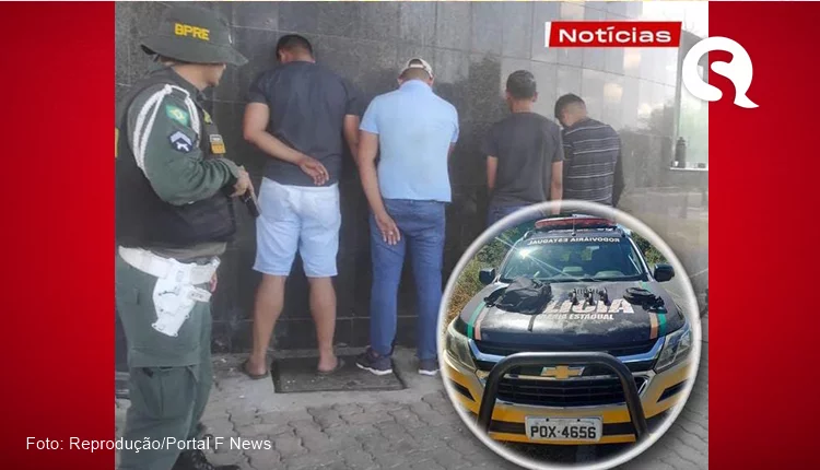  PRE apreende 3 armas de fogo e prende 4 indivíduos em Reriutaba.