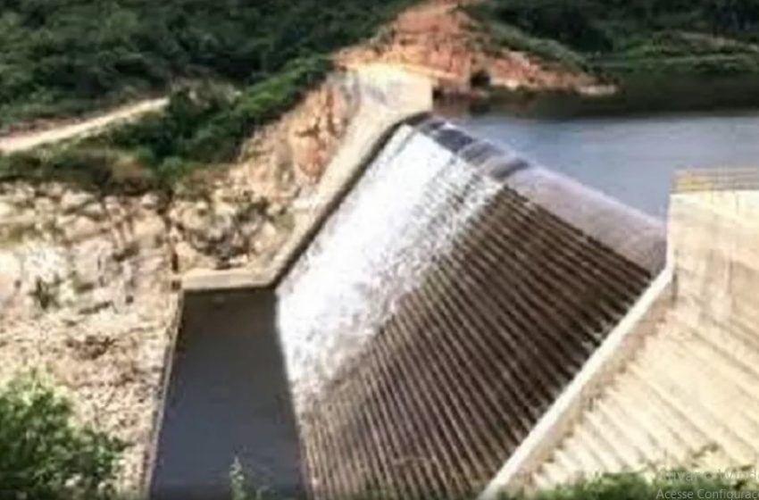  Açude Germinal, em Palmácia, é o primeiro a sangrar no Ceará em 2024.