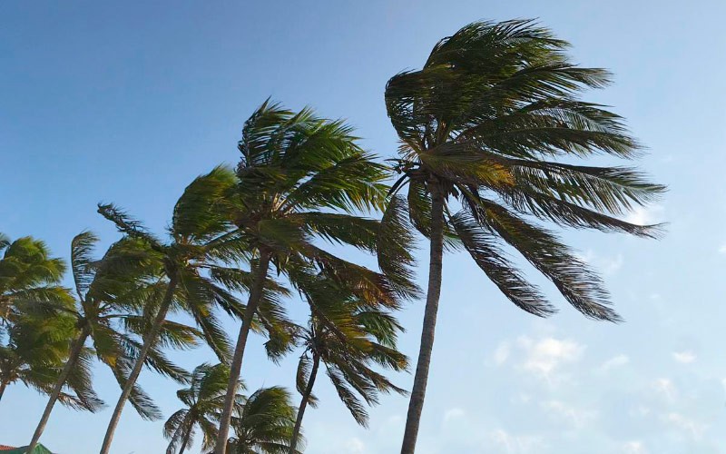  Ceará está sob alerta de vendaval neste fim de semana.