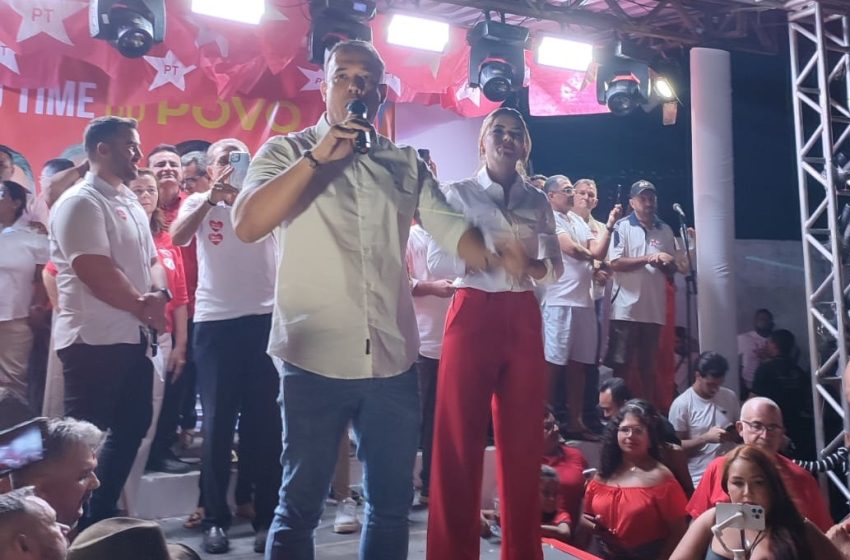  Lígia Protásio e Volney Limeira são oficializados pré-candidatos do PT em Santa Quitéria.